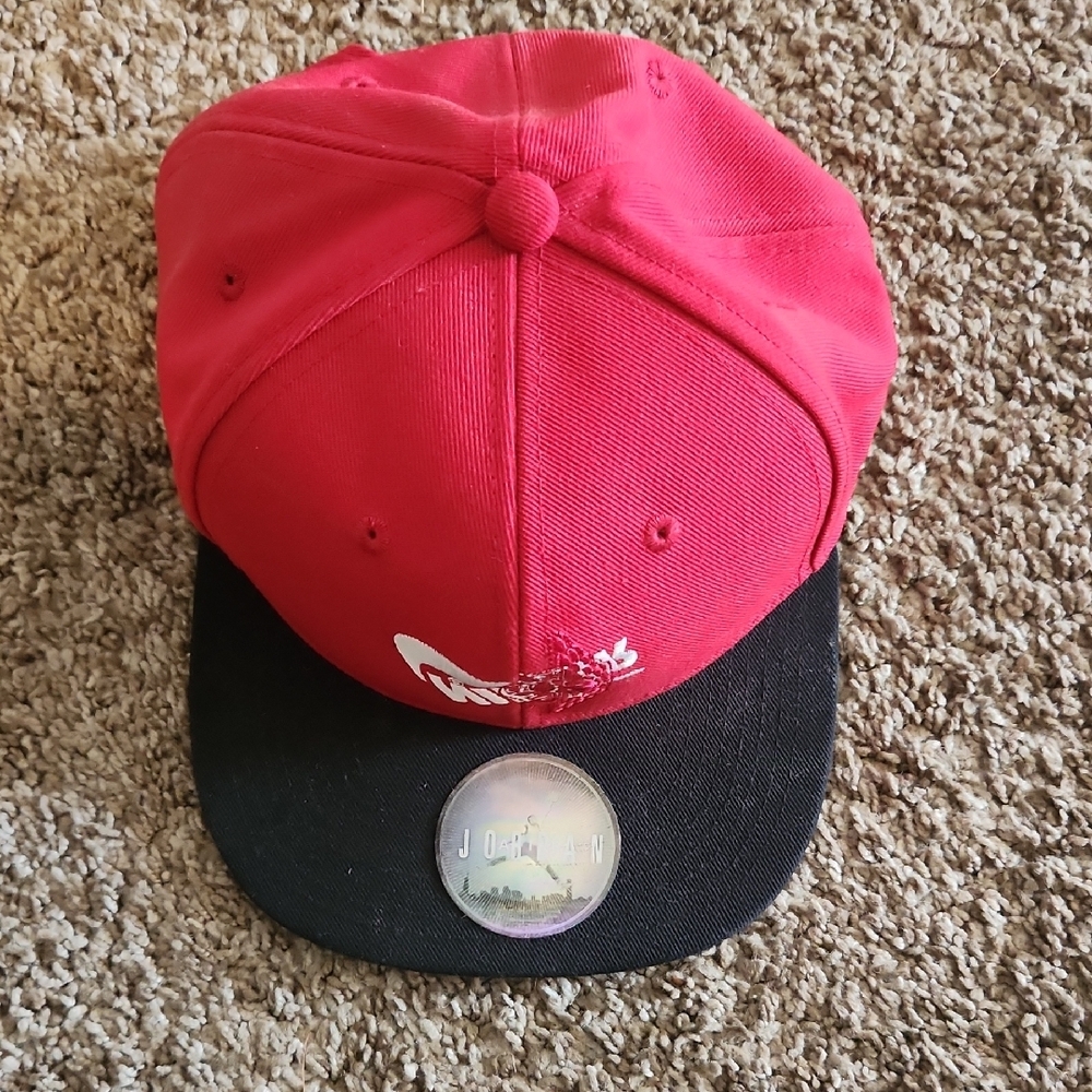 Red and Black Jordan Hat